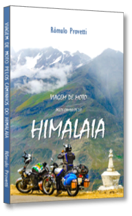Livro sobre viagem de moto pelo Himalaia